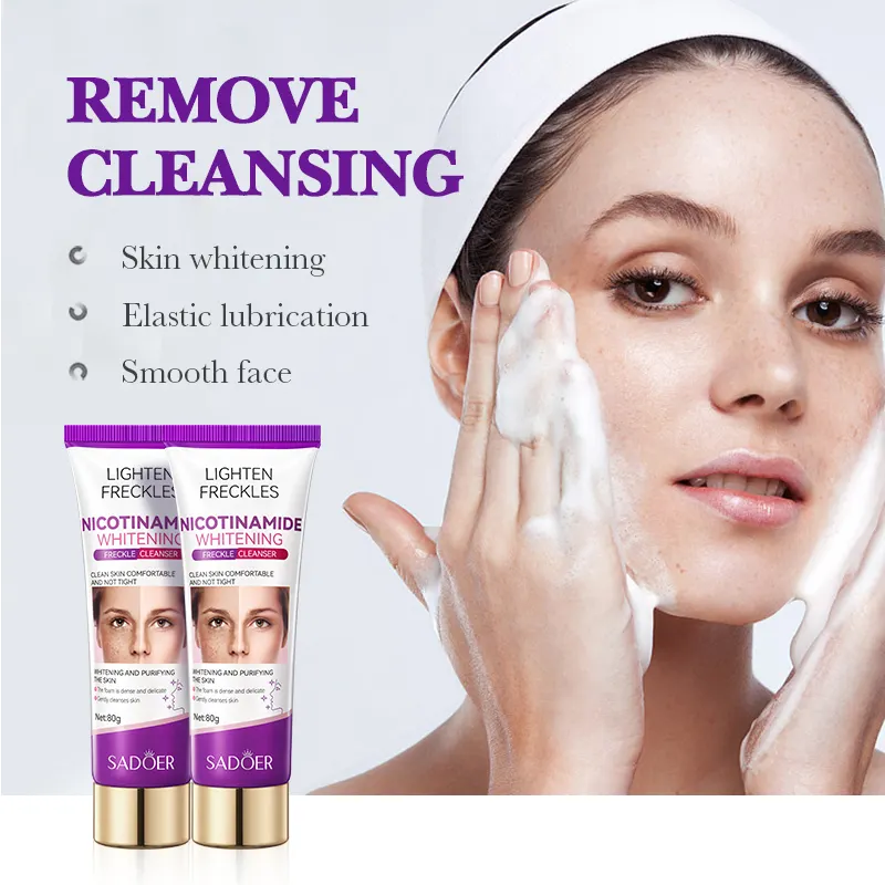 Sadoer Nicotinamide Whitening Anti Freckle Cleanser 80g - Image 2