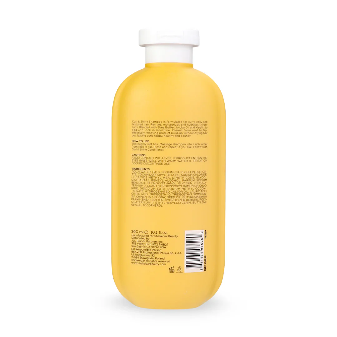Shakebar Curl & Shine Sulfate Free Shampoo 300ml - Image 2