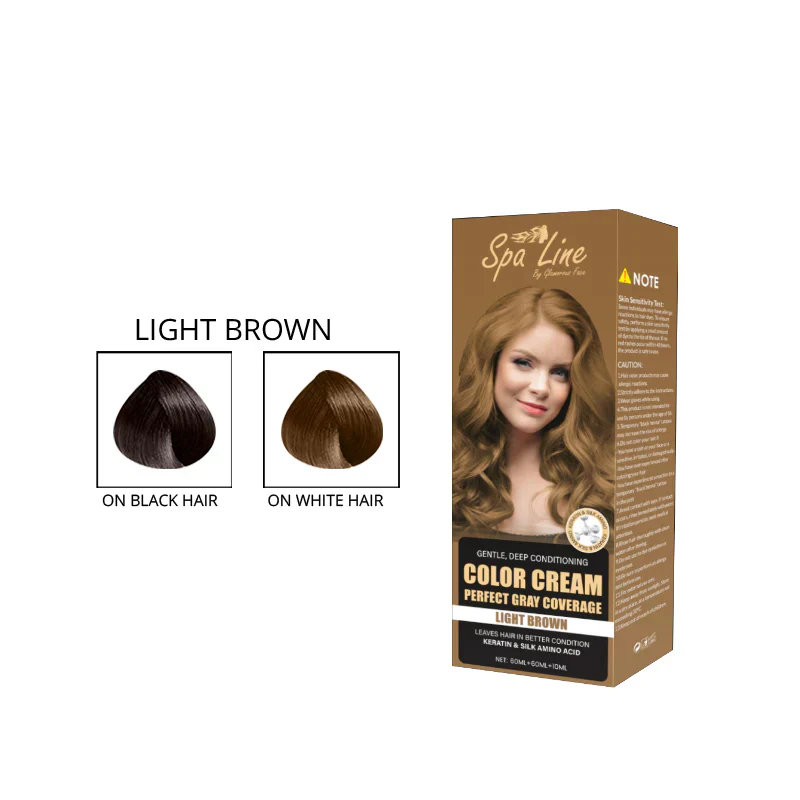 Spa Line Hair Color Cream Perfect Gray Coverage 110 ML - Image 2