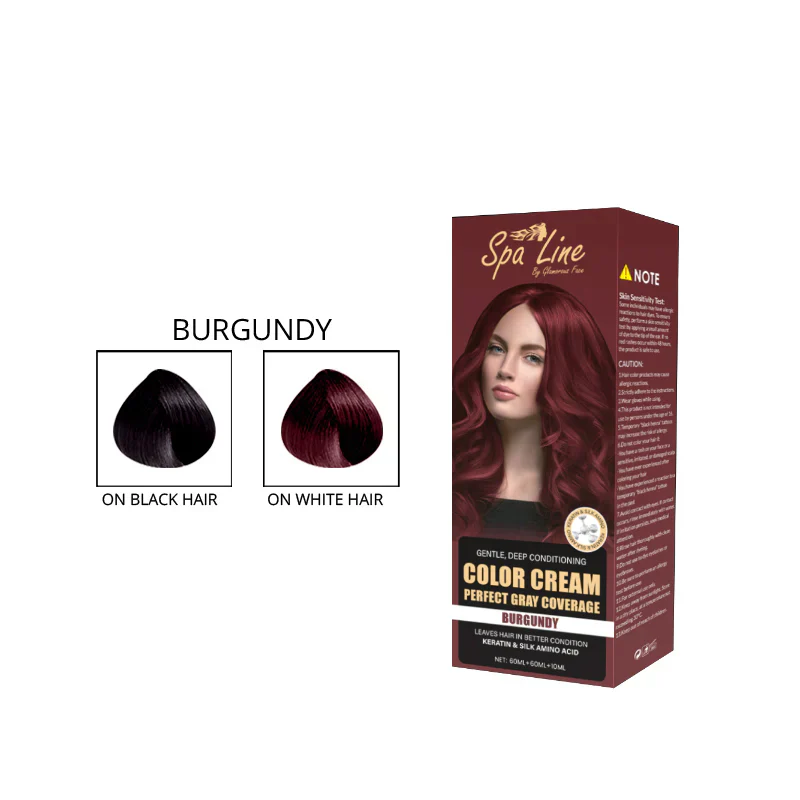 Spa Line Hair Color Cream Perfect Gray Coverage 110 ML - Image 5