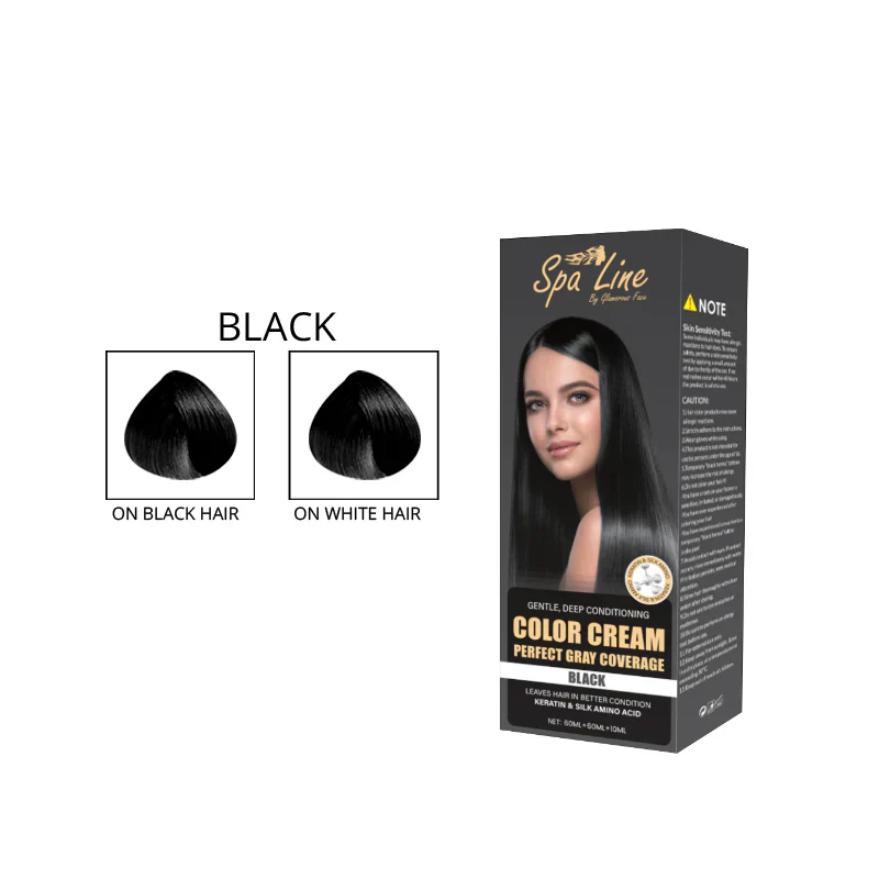Spa Line Hair Color Cream Perfect Gray Coverage 110 ML - Image 6