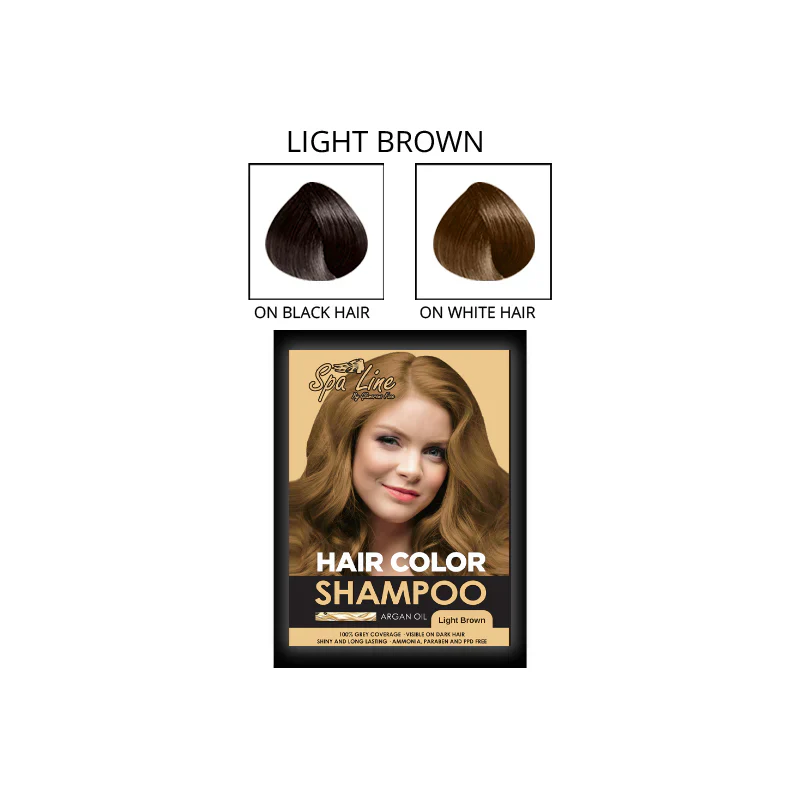 Spa Line  Hair Color Shampoo 30 ML - Image 2
