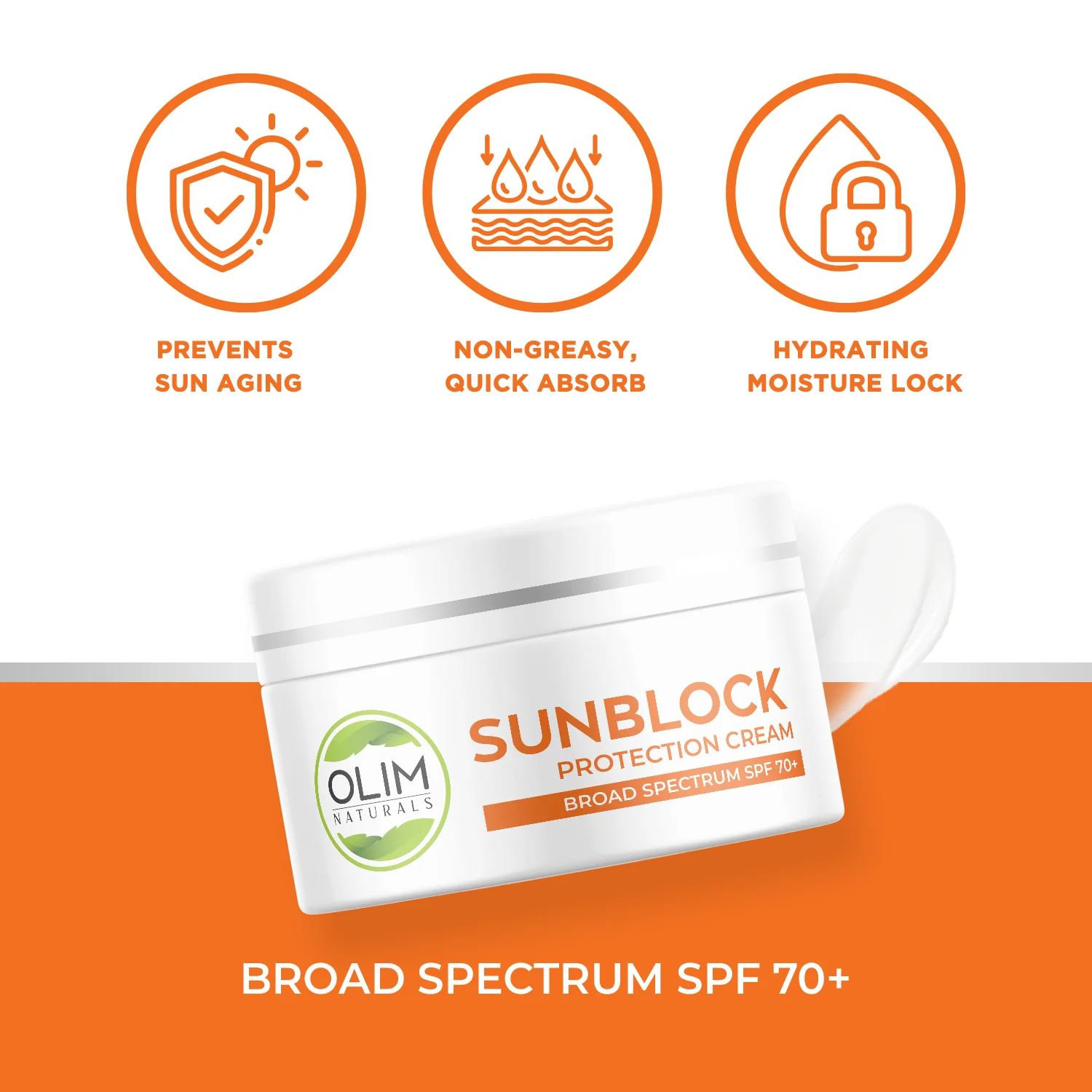 SPF 70 Broad Spectrum Sunblock Sunscreen - Image 3