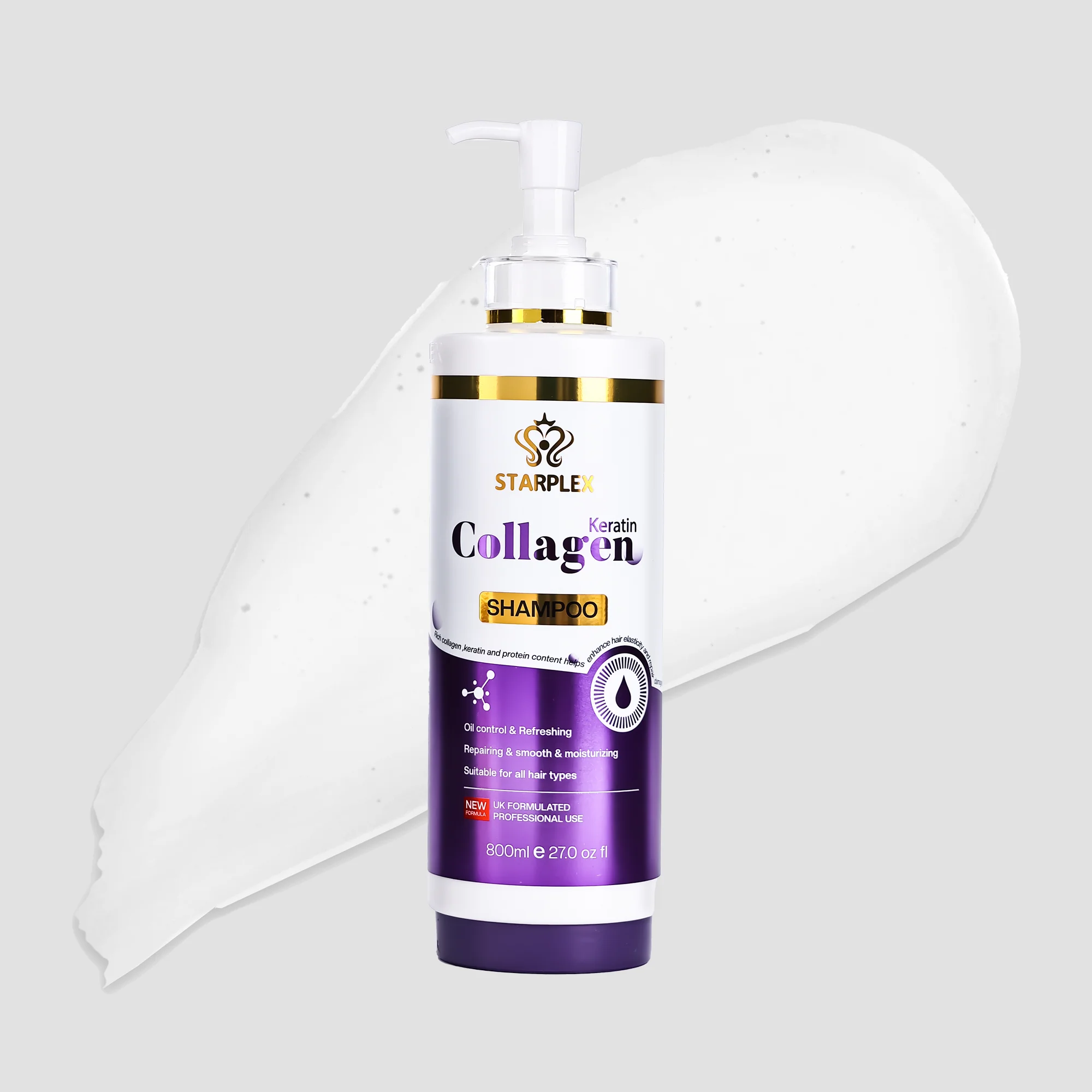 Starplex Keratin Collagen Shampoo 800 ML