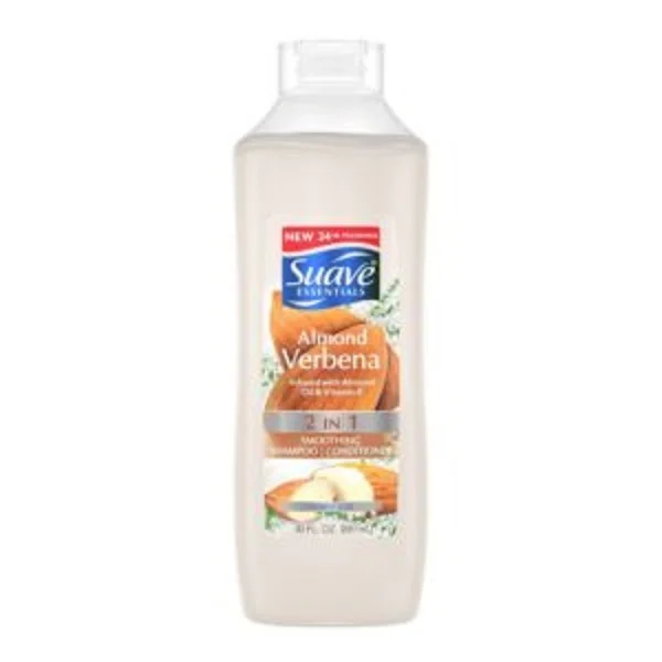 Suave Essentials 2 In 1 Shampoo + Conditioner Almond Verbena 665ml