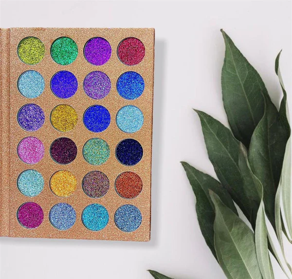 TV PARLOUR 24 COLOR GLAMZE  EYE GLITTER PALETTE - Image 3