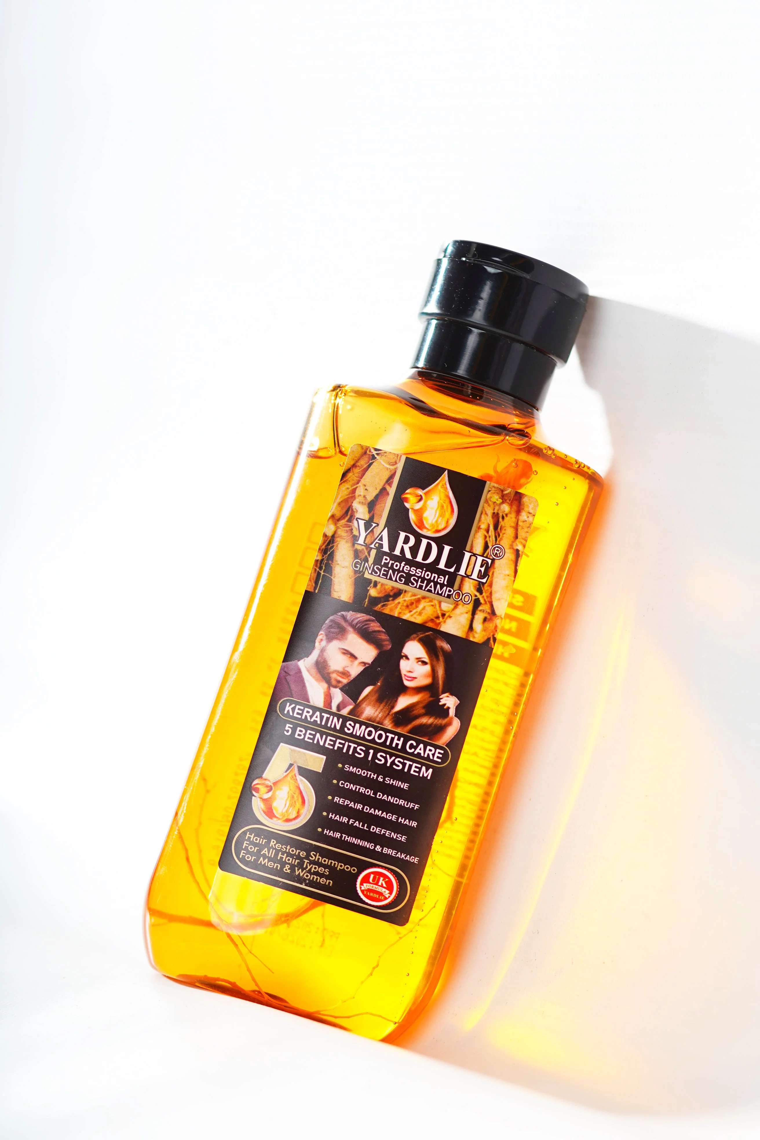 Yardlie Ginseng Shampoo For Hair Volumizing, Shining, Strengthening & Dandruff Treatment 400g. - Image 3