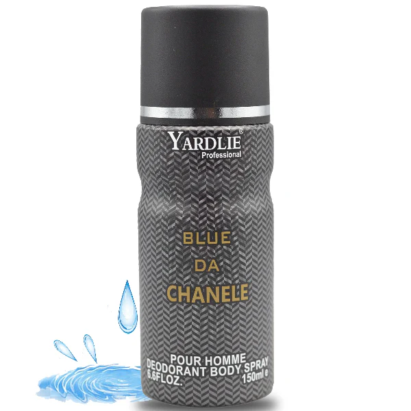 Yardlie Professional BLUE DA CHANELE Body Spray 150ml.