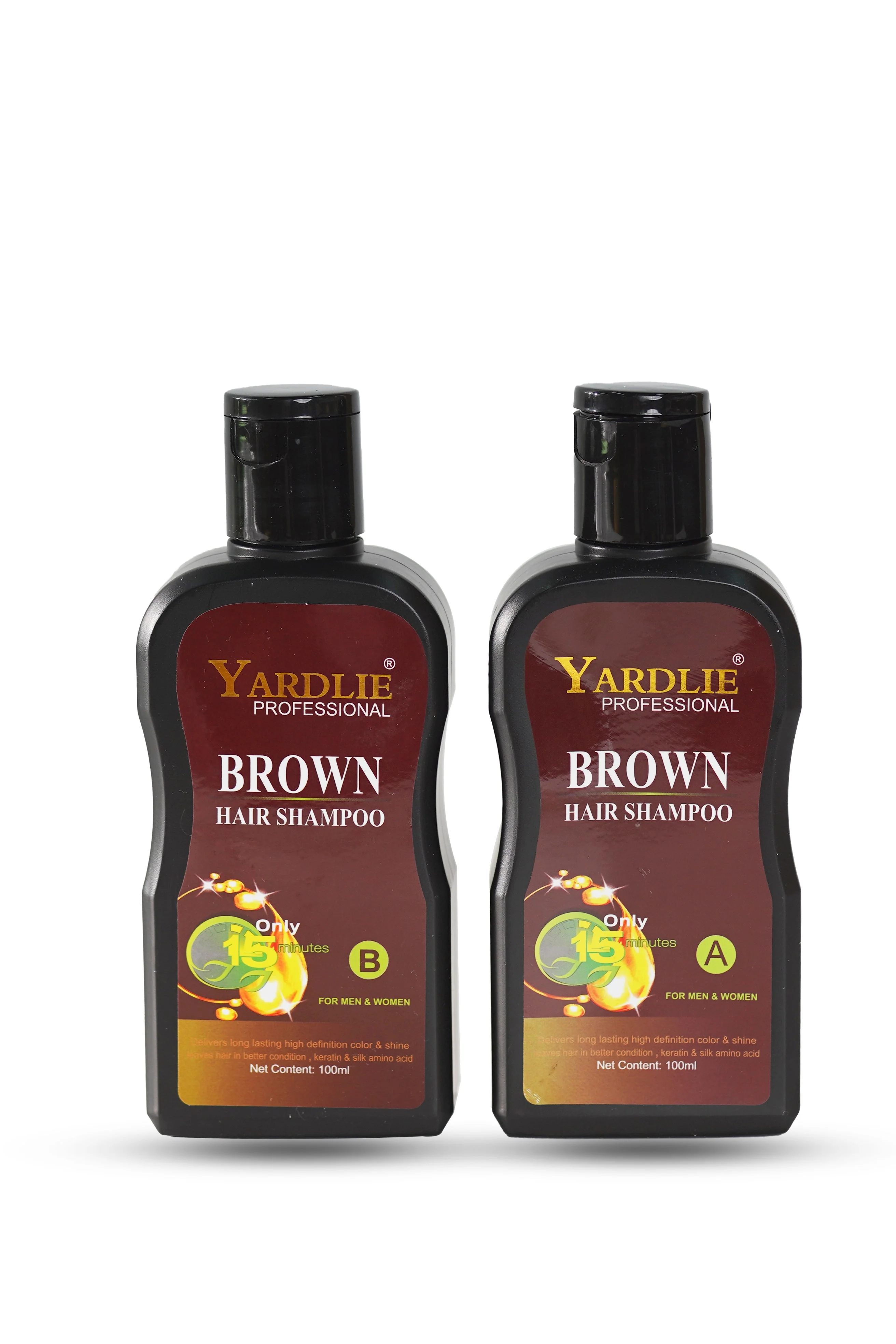 Yardlie Professional Hair Dye Shampoo Mixing Paste Dark Brown 200ml. - Image 6