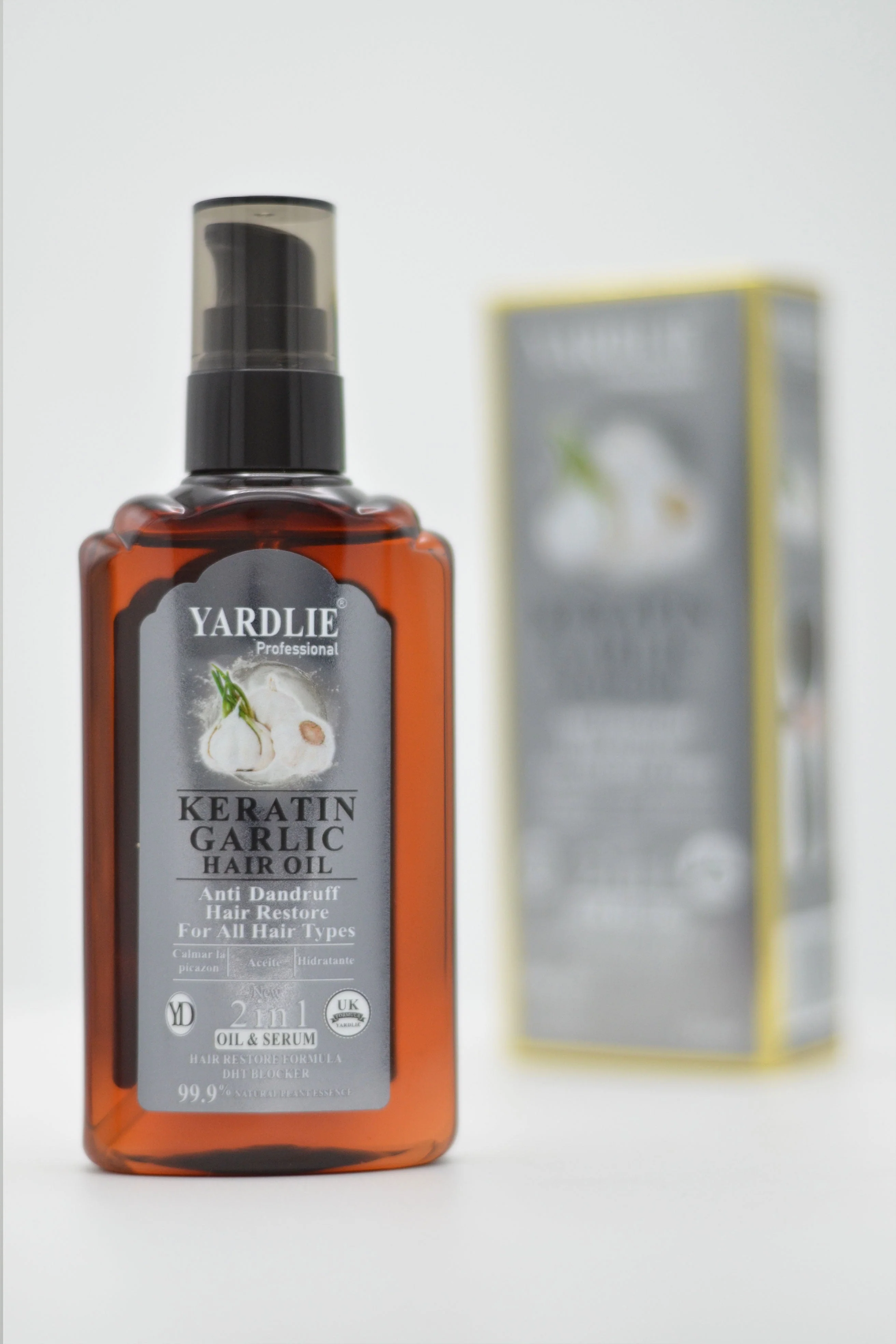 Yardlie Professional Keratin Garlic Hair Oil 120ml. - Image 3