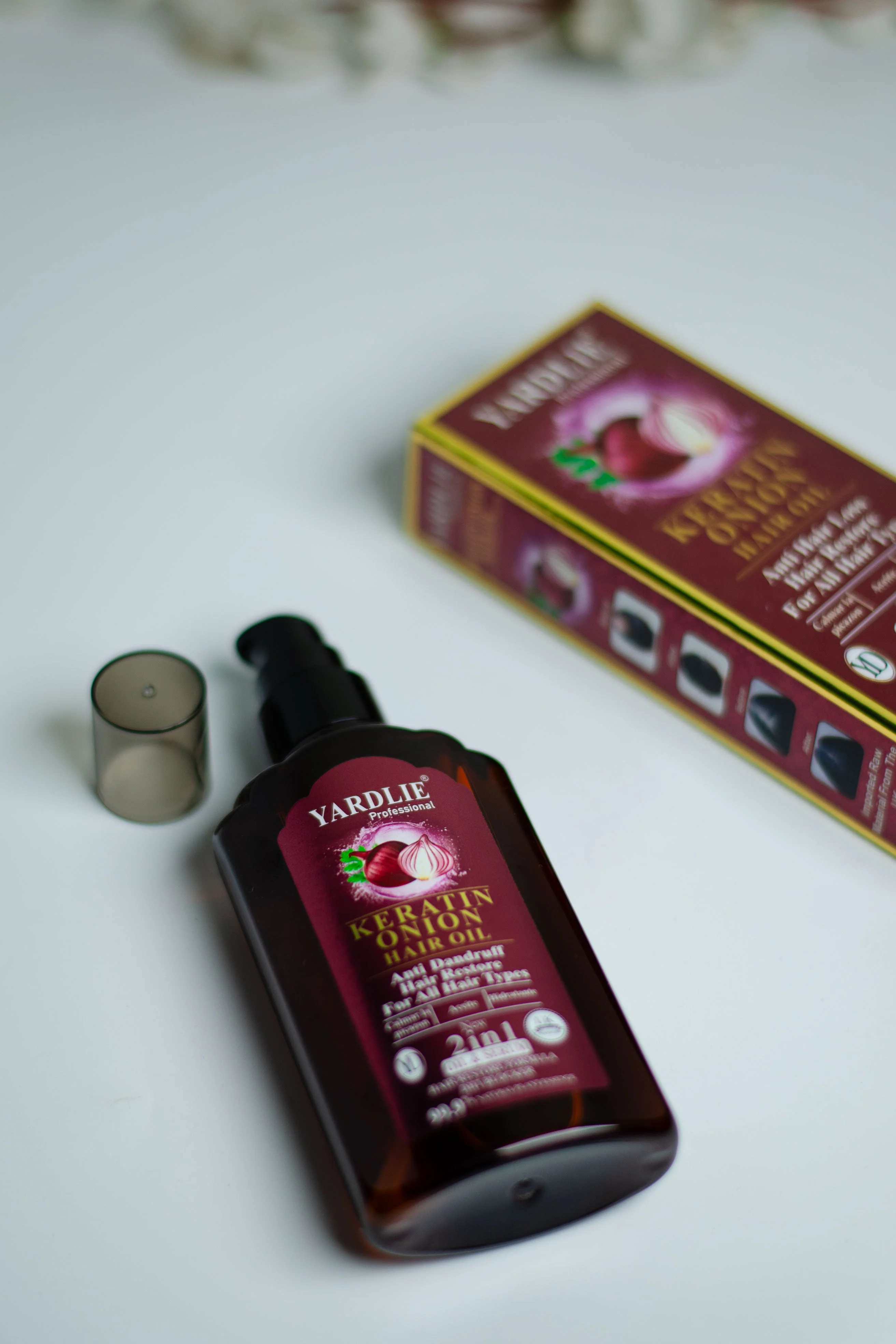 Yardlie Professional Keratin Onion Hair Oil 120ml. - Image 2