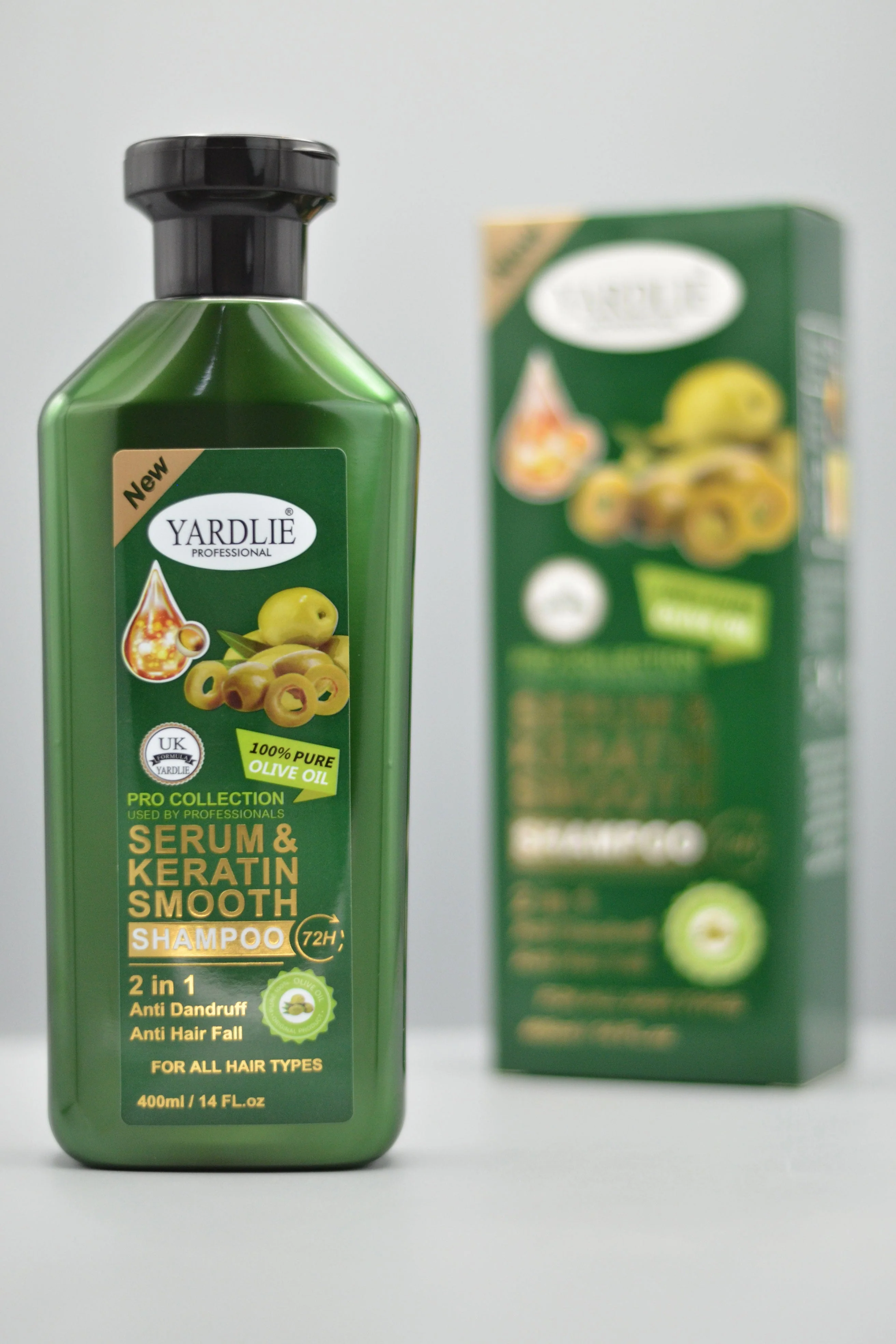Yardlie Professional Pro Serum & Keratin Shampoo 400ml. - Image 3