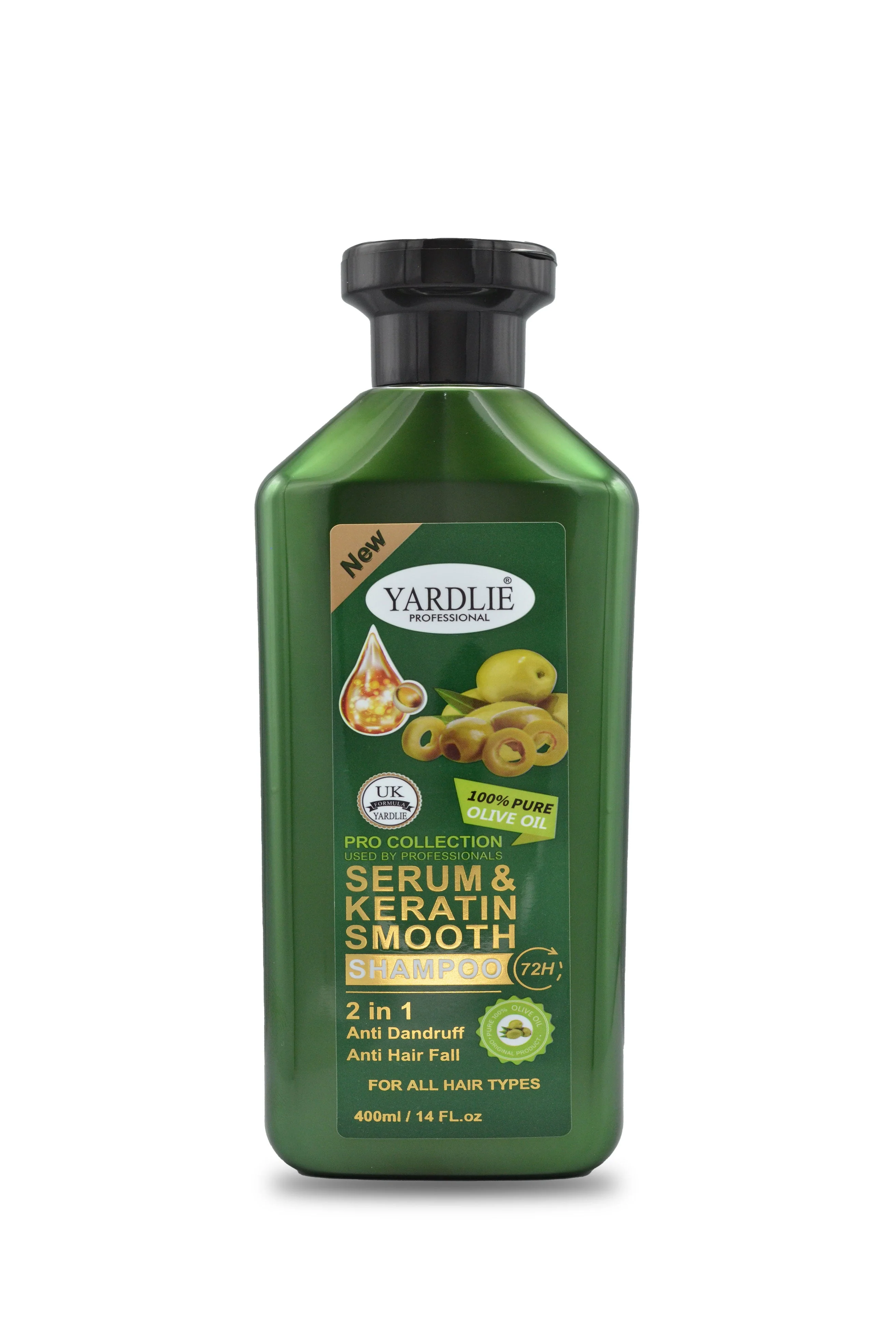 Yardlie Professional Pro Serum & Keratin Shampoo 400ml. - Image 4