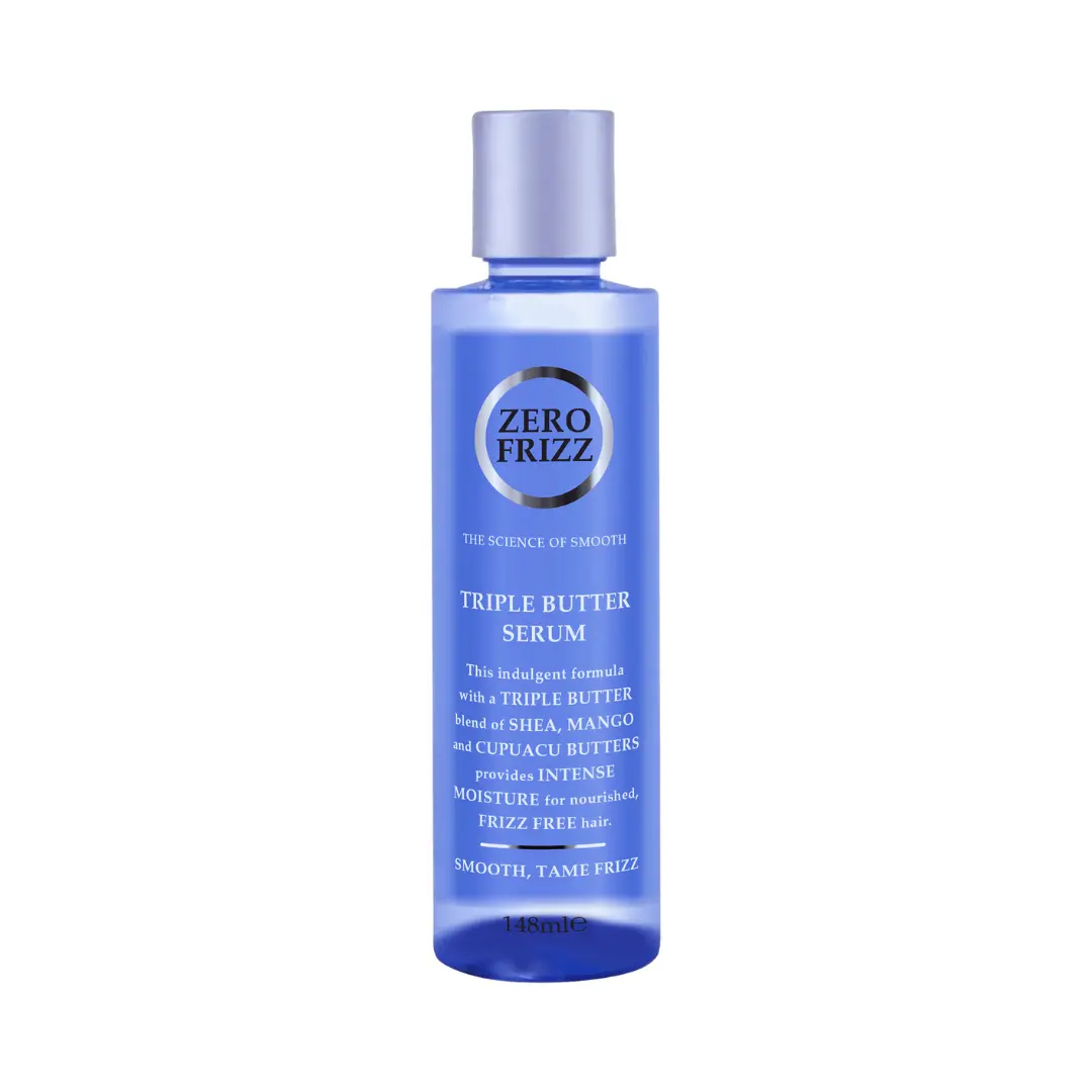 Zero Frizz Triple Butter Hair Serum 148ml | Anti-Frizz, Silky Shine